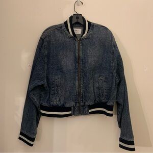 Denim Bomber Jacket